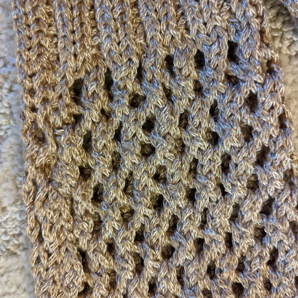 Lucky Brand Gold NWOT Sweater, Size Small - Picture 3 of 7